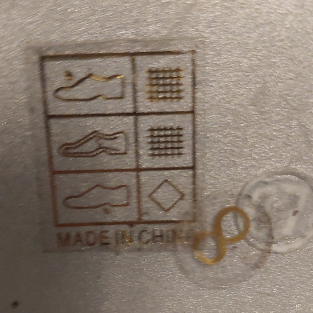 Silver Black Rhinestone Patchwork Mid-Calf Fold O… - image 2